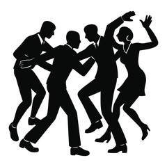 Conga Silhouette Vector Illustration for Designs