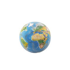 Detailed Earth Globe World Map Geography Planet