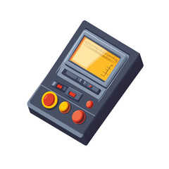 Retro Game Console Illustration