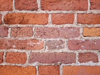 Red brick wall texture. Texture for background or realistic visualization.