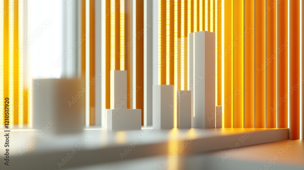 Poster a close-up of a d bar chart with highlighted bars and data labels, set against a clean, minimalistic