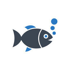Fish Bubbles Icon