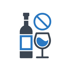 Alcohol Prohibition Icon