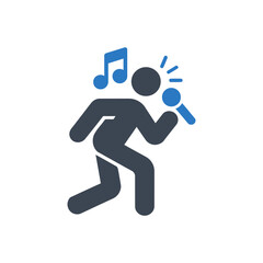 Karaoke Singing Icon