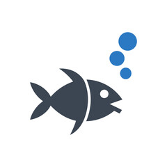 Fototapeta premium Fish Icon