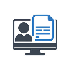 Online Document Icon