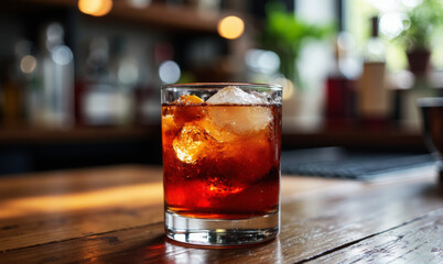 Negroni with Gin, Campari, and Sweet Vermouth