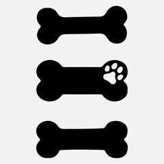 Dog Bone Vector Illustration for Creative and Stylish Pet Designs