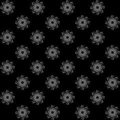 Illustration seamless pattern bed linen