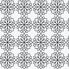seamless pattern with flowers
