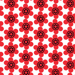 seamless pattern with flowers