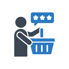 Shopping Basket Review Icon
