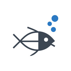 Fish Symbol Icon