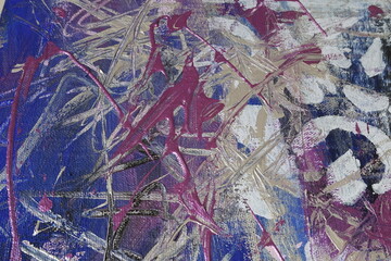 Abstract background with grunge texture, acrylic painting 