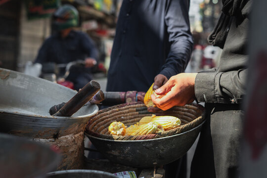 Corn on the grill