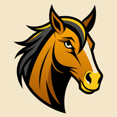horse head vector