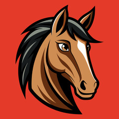 horse head vector