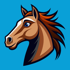 horse head vector