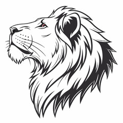 lion head vector