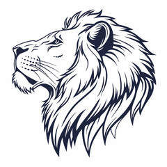 lion head vector