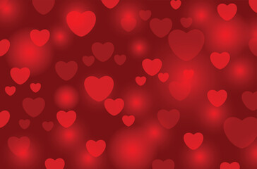 Love banner with sweet love decor elements on minimalistic stylish background. Valentine's day design card. Holiday banner, poster.Vector design.