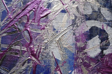 Abstract background with grunge texture, acrylic painting 