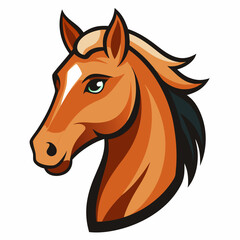 horse head vector