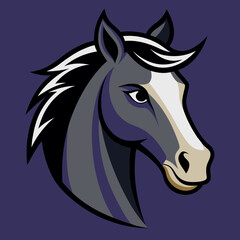 horse head vector