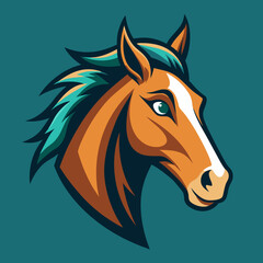 horse head vector