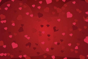 Love banner with sweet love decor elements on minimalistic stylish background. Valentine's day design card. Holiday banner, poster.Vector design.