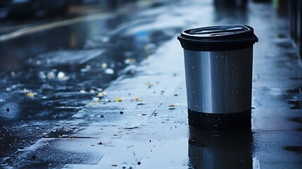 A trash can is a practical, essential item commonly found in homes, offices, and public spaces. It is designed to store waste and discarded items, helping maintain cleanliness and organization. Typica