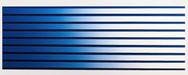 Gradient blue lines abstract art digital design modern aesthetic horizontal view minimalist concept