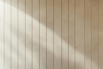 A stylish Nordic-inspired setting features smooth walls with vertical grooves in soft beige hues, offering a minimalist backdrop ideal for text. Space invites creativity
