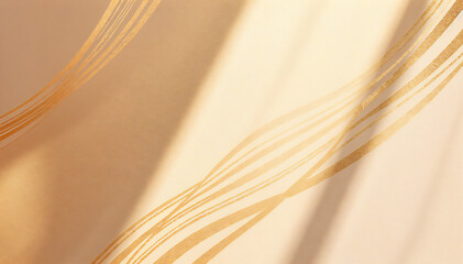 abstract wavy lines forming a dynamic design in warm tones, illuminated by soft, directional light