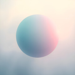 Surreal landscape featuring a massive, glowing sphere. creating a tranquil and otherworldly atmosphere. Perfect for fantasy, sci-fi, or conceptual design projects.