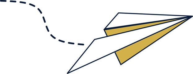 illustration of a paper plane