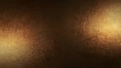 Fototapeta premium A texture image of a gold-toned metal or paper material. The surface has a textured and aged look with lighting to the right and left.