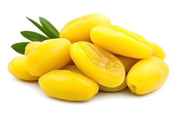 Fresh Yellow Date Palm Fruit Cluster