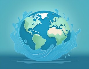 Fototapeta premium Día internacional del Agua
