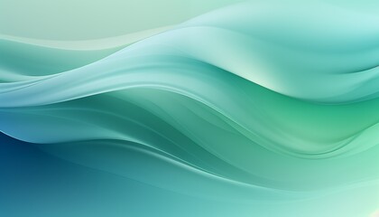 Fototapeta premium abstract blue wave, green