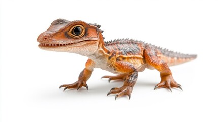 Naklejka premium Coelophysis Dinosaur Model. Generative AI