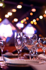 decoration party room buffet flowers candles decorated environment lights candles call elegant