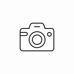 lens camera icon sign vector