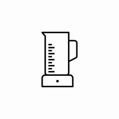 measuring blender tool icon sign vector