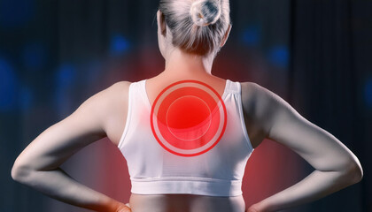 Exploring the impact of muscle tension and discomfort in the upper back area with visualization techniques