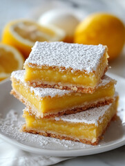 Delicious classic thick lemon bars perfect for dessert lovers