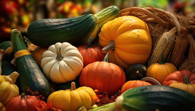 Autumn Pumpkin Display