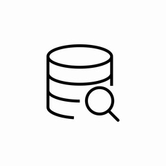 database search icon sign vector