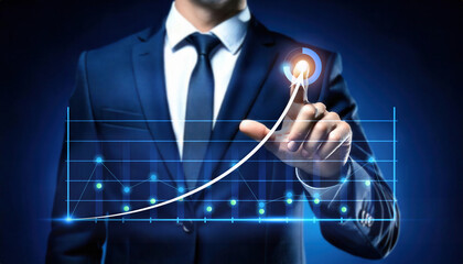  business growth in 2025, Entrepreneur analyzing economic trend data for investment in 2025.Statistical table 2025. 2025 Finance Table. Target 2025, New Year Budget, Growth 2025
