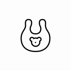 baby bib icon sign vector